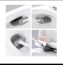 Escova Vaso Sanitário De Silicone Cores Com Base Para Banheiro