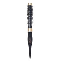 Escova Vazada Ceramica Black e Gold 16mm Vertix Profissional