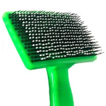 Escova Verde Gatos Cachorro Rasqueadeira Para Remover Pelos - C3B