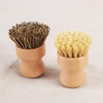 Escovas de Limpeza de Bambu para Pratos Purificadores Ecológicos de Madeira para Cozinha