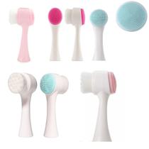 Escovas De Limpeza Facial Massageadora Manual 2 Funções