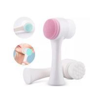 Escovas De Limpeza Facial Massageadora Manual 2 Funções