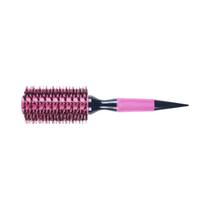 Escovas De Pente De Ondulação De Madeira Redonda Rosa, Cerdas De Javali, Nylon, Ferramentas
