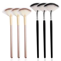 Escovas de ventilador Pimoys para tratamentos faciais Slim Soft Face Mask Brush x6 Escovas de ventilador Pimoys para tratamentos faciais Slim Soft Face Mask Brush x6