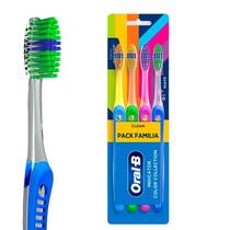 Escovas Dentais Oral-B Indicator Color Collection 4 Unidades