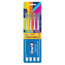 Escovas Dentais Oral-B Indicator Color Collection 4 unidades