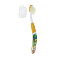 Escovas Dental Infantil Cerdas Macias + Capa Protetora - Zoo