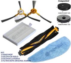 Escovas Filtro Mop Para Robô Aspirador Kabum Smart 500 E 700