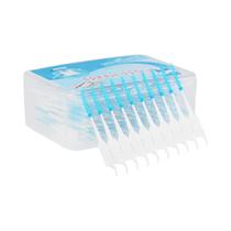 Escovas Interdentais De Silicone Macio Com Ponta Dupla 200 Peças Fio Dental Palitos Para Dentes Escovas Interdentais De Silicone Macio Com Ponta Dupla 200 Peças Fio Dental Palitos Para Dentes