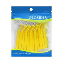 Escovas Interdentais Ortodônticas Infantis Em Formato L, Pacote Com 12 Para Limpeza De Aparelhos E