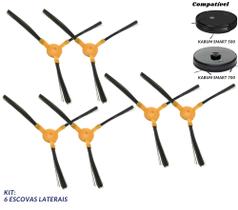 Escovas Para Robô Aspirador Kabum Smart 500 e Smart 700