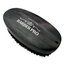 Escovinha De Madeira Oval Para Barba E Cabelo Barber Pro
