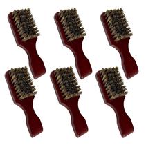 Escovinha disfarce barbeiro degrade madeira 6 unidades