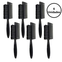 Escovinha disfarce barbeiro pente de cabelo dupla 6 uni Escovinha disfarce barbeiro pente de cabelo dupla 6 uni