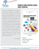 Escrita como prática social (não) escolar - PONTES EDITORES