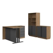 Escritório Completo 3 Peças Officce Escritório Completo 3 Peças Officce