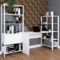 Escritório Completo Match 1 Porta Branco - Artely