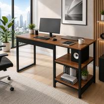 Escrivaninha 120cm Home Office Mesa Para Escritório Computador Industrial Escrivaninha 120cm Home Office Mesa Para Escritório Computador Industrial