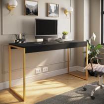 Escrivaninha 1,50cm Para Escritório Estilo Industrial Mesa Home Office - JM3 Móveis