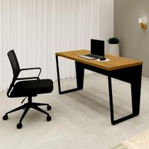 Escrivaninha 1,50m x 0,60m Pés Metal e Cadeira Diretor F5 Escrivaninha 1,50m x 0,60m Pés Metal e Cadeira Diretor F5