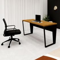 Escrivaninha 1,60m x 0,60m Pé Metal e Cadeira Diretor F5 Escrivaninha 1,60m x 0,60m Pé Metal e Cadeira Diretor F5