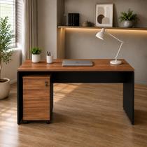 Escrivaninha 180cm x 70cm Pé Painel Gaveteiro 3 Gavetas F5 Escrivaninha 180cm x 70cm Pé Painel Gaveteiro 3 Gavetas F5
