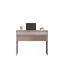 Escrivaninha 2 Gavetas com Chave Felicia 105cm Off White - JCM Movelaria