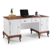 Escrivaninha 2 Portas 2 Gavetas e Divisor de Ambiente Hannover 60813 Linz Moveis