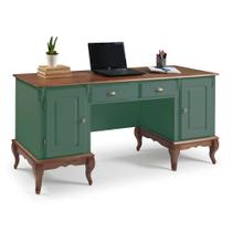 Escrivaninha 2 Portas 2 Gavetas e Divisor de Ambiente Hannover 60813 Linz Moveis