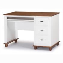 Escrivaninha Antique 3 gavetas com Divisor de Ambientes - 605