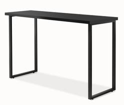 escrivaninha aparador quarto 120cm preto com preto