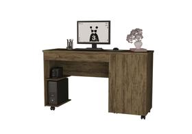 Escrivaninha Ariel Luxo 2 gavetas, 1 porta, prateleira para CPU e rodízios Escrivaninha Ariel Luxo 2 gavetas, 1 porta, prateleira para CPU e rodízios