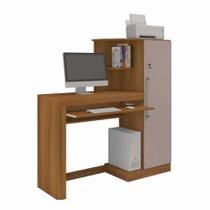 Escrivaninha Aroeira com Armário JCM Movelaria Noronha Off White