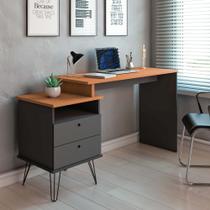 Escrivaninha Artany Plus Cor Freijó com Preto