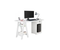 Escrivaninha Bali Branco - Carmolar Móveis Escrivaninha Bali Branco - Carmolar Móveis