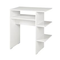 Escrivaninha Bancada Branca Elegante e Resistente Escrivaninha Bancada Branca Elegante e Resistente