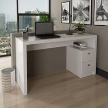 Escrivaninha Branca com 2 Gavetas 135x74cm ME4130 Branco