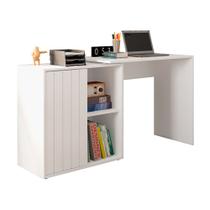 Escrivaninha Clyn 140cm Branco Fosco - Sallar home Escrivaninha Clyn 140cm Branco Fosco - Sallar home