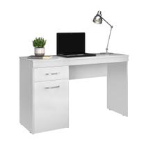 Escrivaninha Com 1 Porta 1 Gaveta Vitória New Branco Demóbile Escrivaninha Com 1 Porta 1 Gaveta Vitória New Branco Demóbile