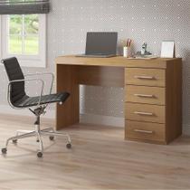 Escrivaninha Com 4 Gavetas 120x75cm Mdp Carvalho Menu Móveis Carvalho Escrivaninha Com 4 Gavetas 120x75cm Mdp Carvalho Menu Móveis Carvalho