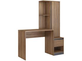 Escrivaninha com Armário 1 Porta 1 Gaveta Morada Demobile Escrivaninha com Armário 1 Porta 1 Gaveta Morada Demobile