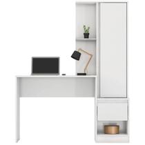 Escrivaninha Com Armário Office Luna Branco
