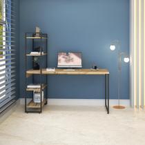 Escrivaninha com Estante Alta 4 Prateleiras 1,50m Dynamica