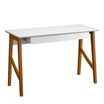 Escrivaninha com Gaveta Home Office 125cm Taurus Patrimar Branco Escrivaninha com Gaveta Home Office 125cm Taurus Patrimar Branco