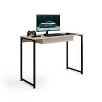 Escrivaninha Com Gaveta Megane 110 X 45 Klm Store Preto Com Off White