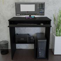 Escrivaninha Computador 690x420 C/ Suporte Cpu E Impressora - NetMobil