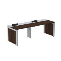 Escrivaninha Corporativa para 2 Pessoas 130x79,2cm Pscpp130 Escalate/Cinza