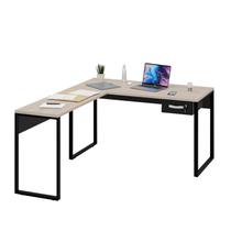 Escrivaninha De Canto Com Gav. Industrial 1,20x1,50 Netmobil