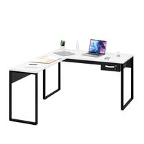 Escrivaninha De Canto Com Gav. Industrial 1,35x1,50 Netmobil Escrivaninha De Canto Com Gav. Industrial 1,35x1,50 Netmobil