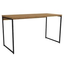 Escrivaninha de Escritorio e Quarto 136cm Freijo/Preto Fosco Escrivaninha de Escritorio e Quarto 136cm Freijo/Preto Fosco